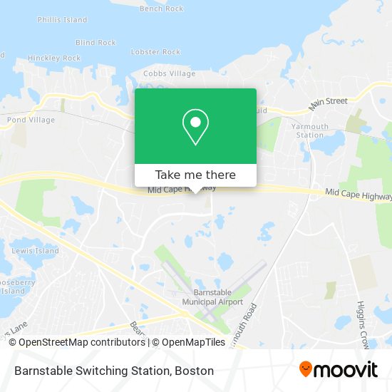 Mapa de Barnstable Switching Station