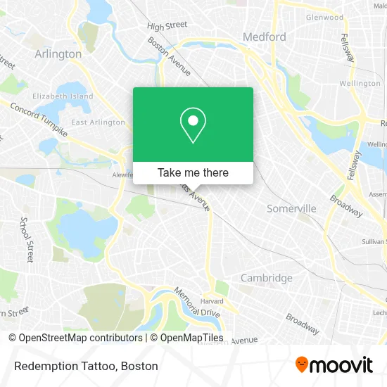 Redemption Tattoo map