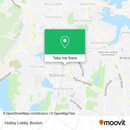 Hobby Lobby map