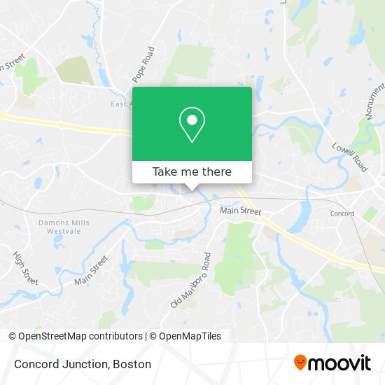 Mapa de Concord Junction