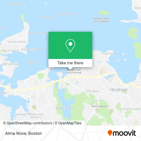 Alma Nove map