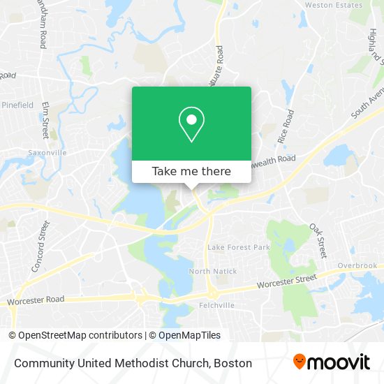 Mapa de Community United Methodist Church