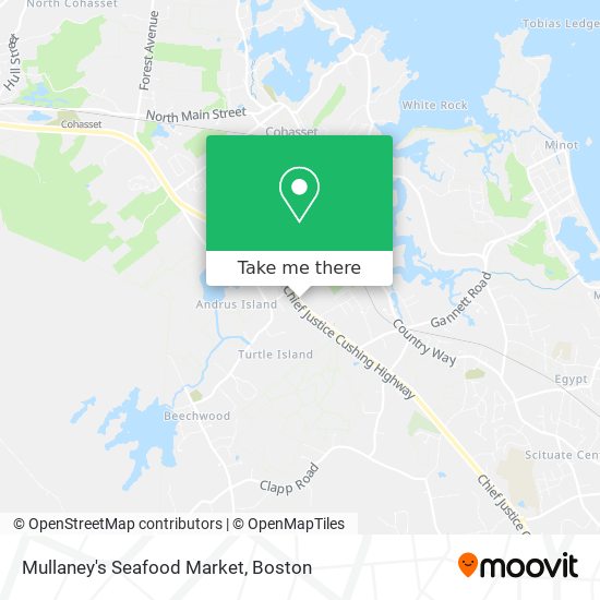 Mapa de Mullaney's Seafood Market