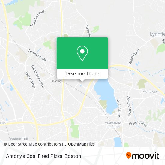 Mapa de Antony's Coal Fired Pizza