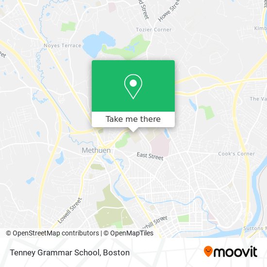 Tenney Grammar School map