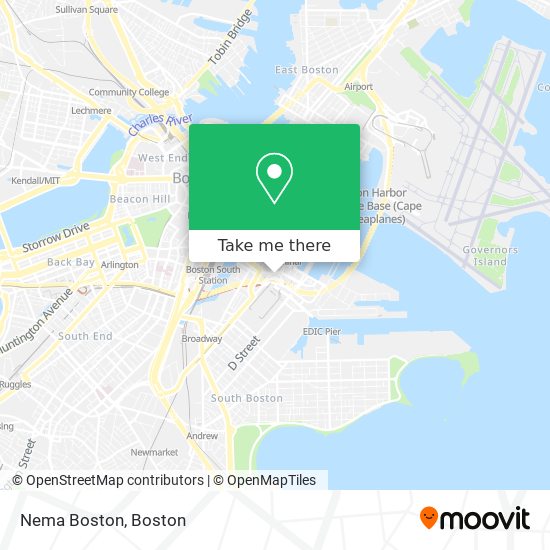 Nema Boston map