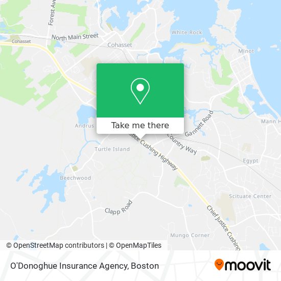 Mapa de O'Donoghue Insurance Agency