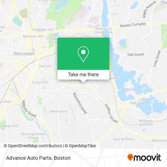 Mapa de Advance Auto Parts