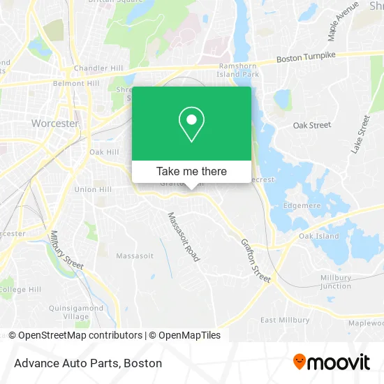 Advance Auto Parts map