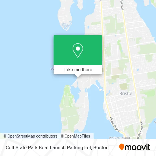 Colt State Park Boat Launch Parking Lot map
