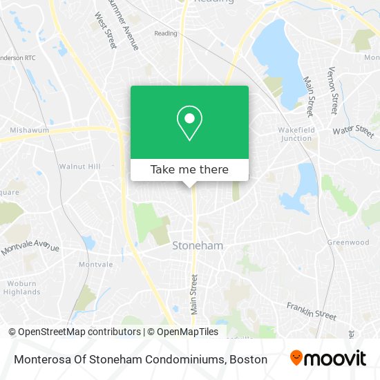 Monterosa Of Stoneham Condominiums map