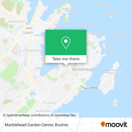 Mapa de Marblehead Garden Center