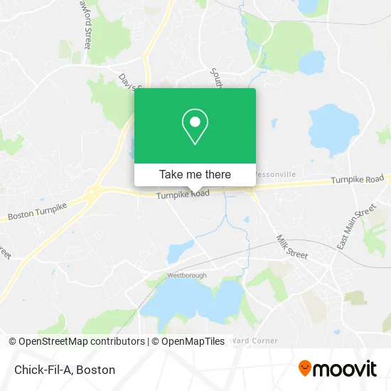 Chick-Fil-A map