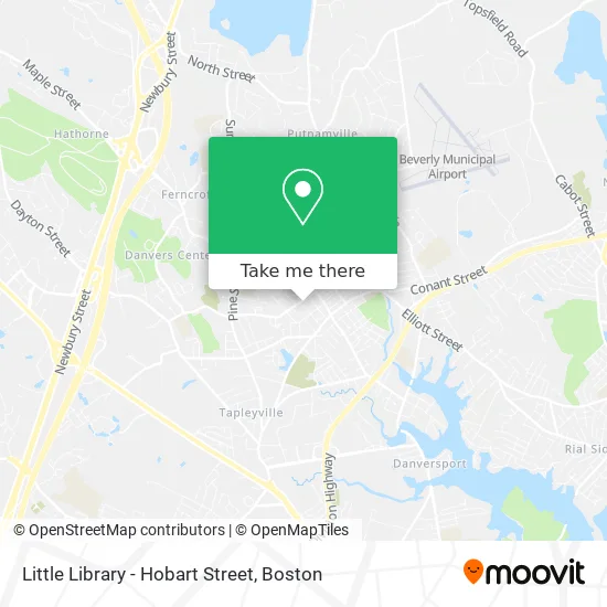 Little Library - Hobart Street map