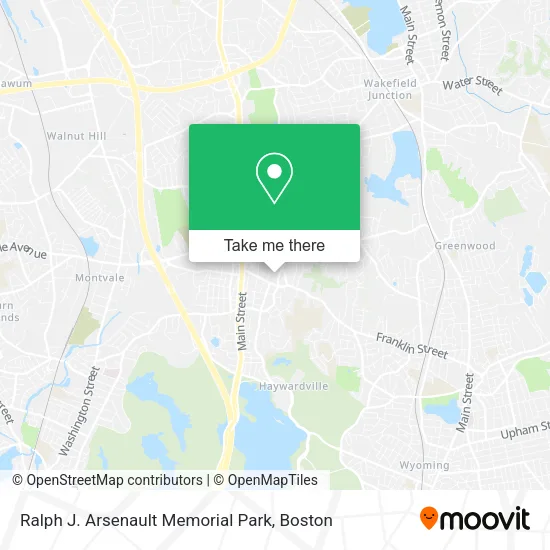 Ralph J. Arsenault Memorial Park map