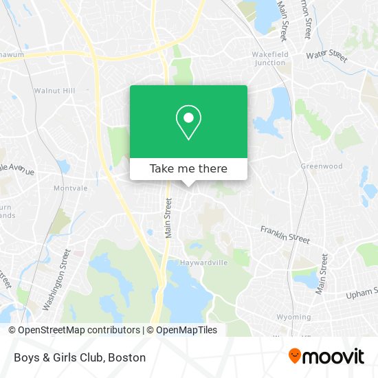 Boys & Girls Club map