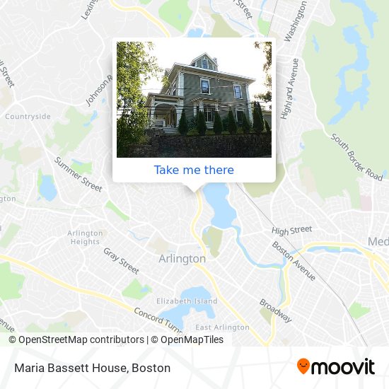 Maria Bassett House map