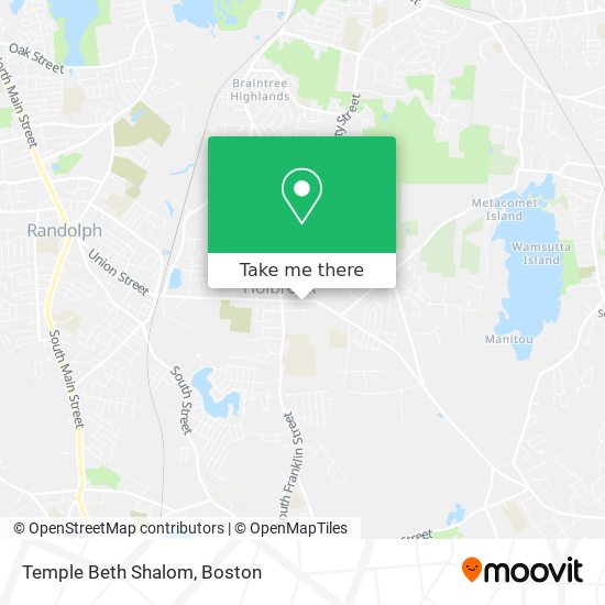 Mapa de Temple Beth Shalom