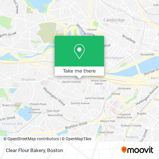 Clear Flour Bakery map