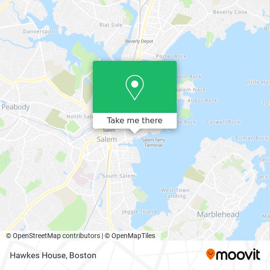 Hawkes House map