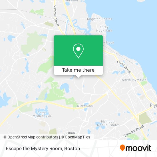 Mapa de Escape the Mystery Room