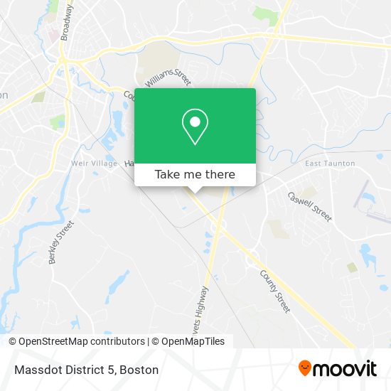 Mapa de Massdot District 5