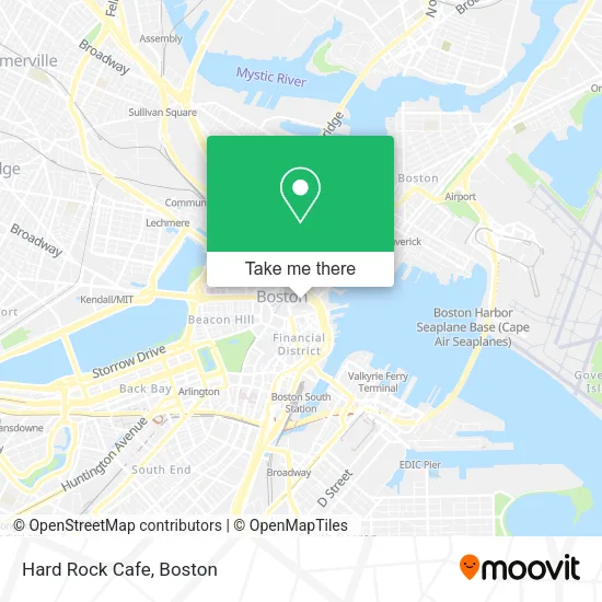 Hard Rock Cafe map