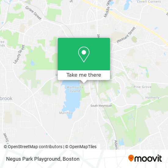 Negus Park Playground map