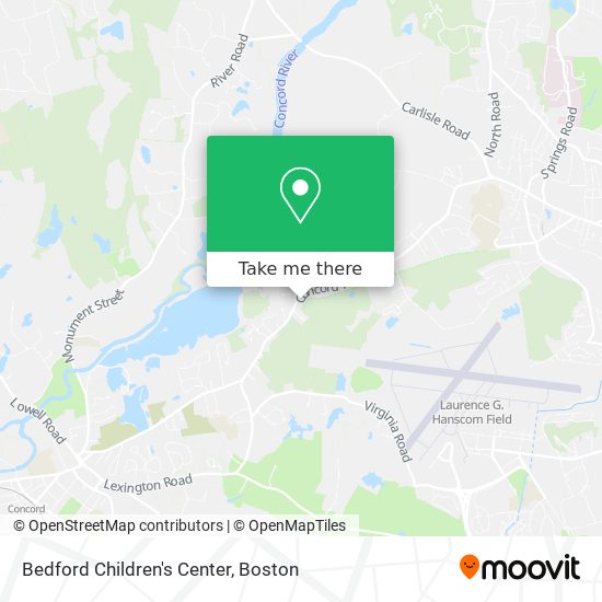 Mapa de Bedford Children's Center