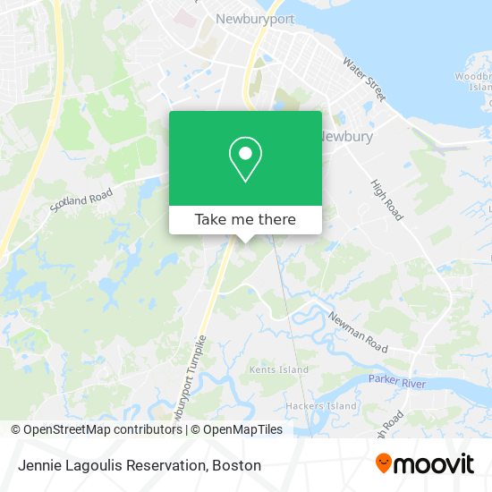 Jennie Lagoulis Reservation map