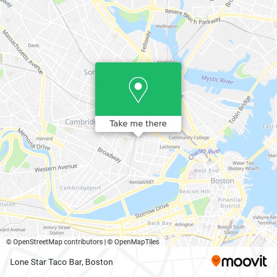 Lone Star Taco Bar map