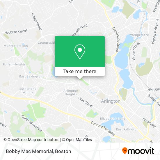 Mapa de Bobby Mac Memorial