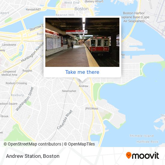 Mapa de Andrew Station