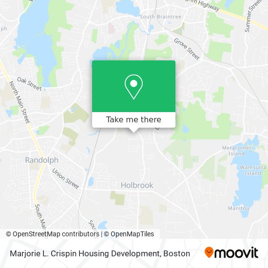 Marjorie L. Crispin Housing Development map