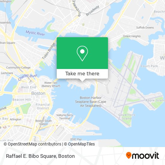 Mapa de Raffael E. Bibo Square