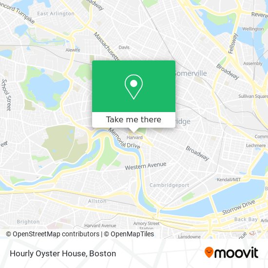 Mapa de Hourly Oyster House