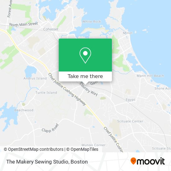 Mapa de The Makery Sewing Studio