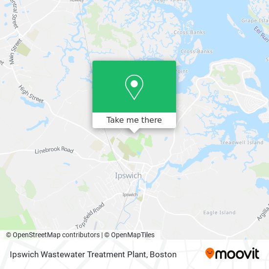 Ipswich Wastewater Treatment Plant map