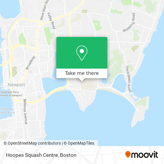 Hoopes Squash Centre map