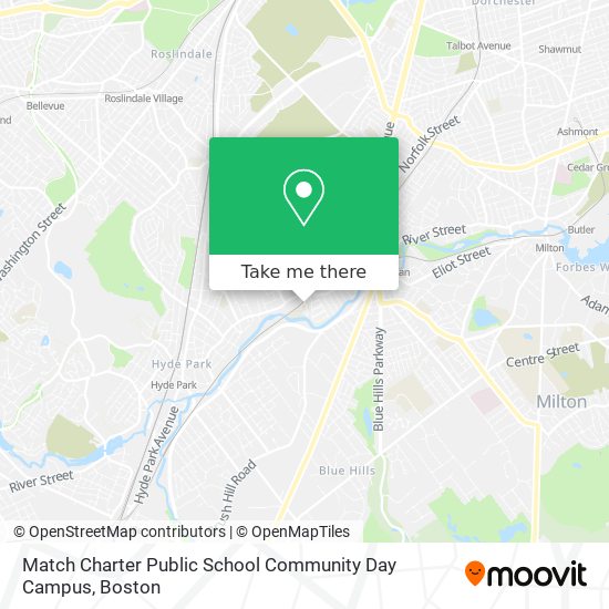 Match Charter Public School Community Day Campus map