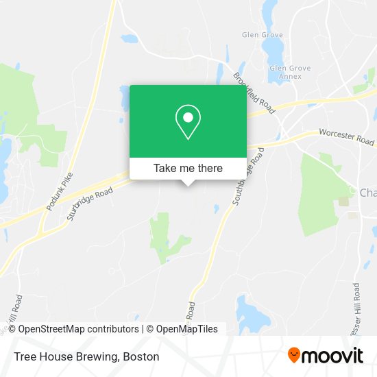 Tree House Brewing map