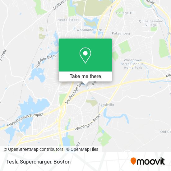 Mapa de Tesla Supercharger