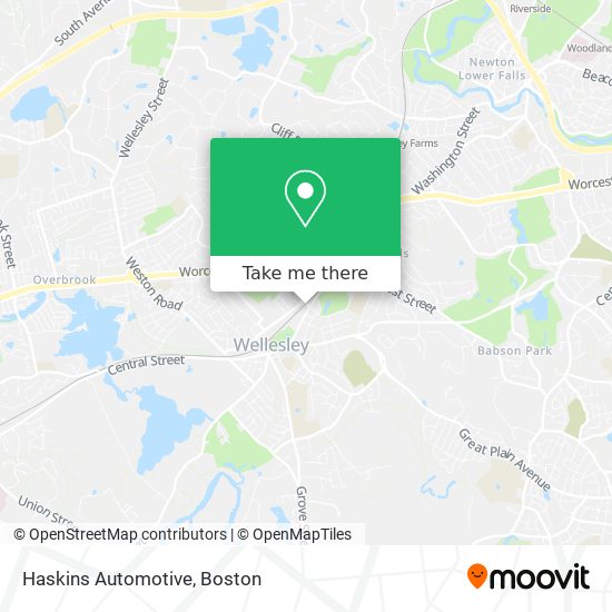 Haskins Automotive map