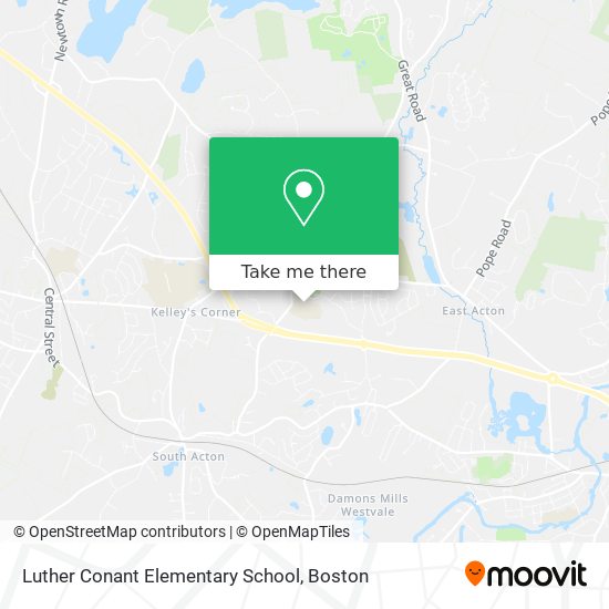 Mapa de Luther Conant Elementary School