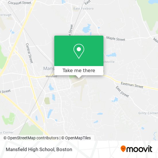 Mapa de Mansfield High School