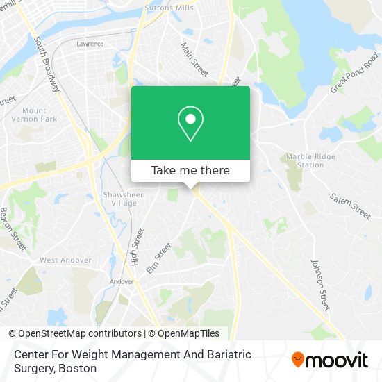 Center For Weight Management And Bariatric Surgery map