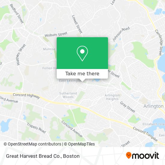 Great Harvest Bread Co. map