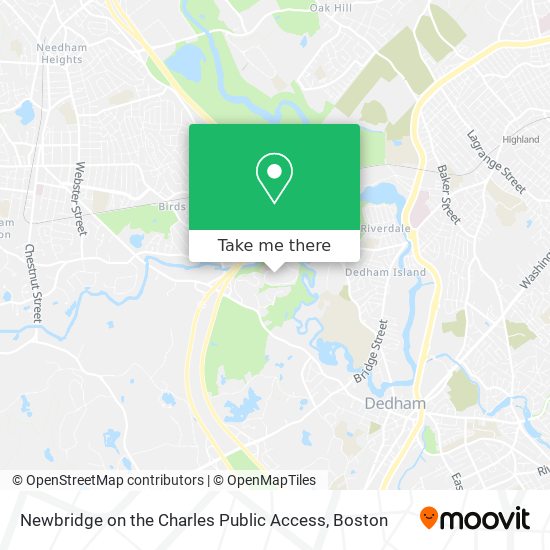 Newbridge on the Charles Public Access map