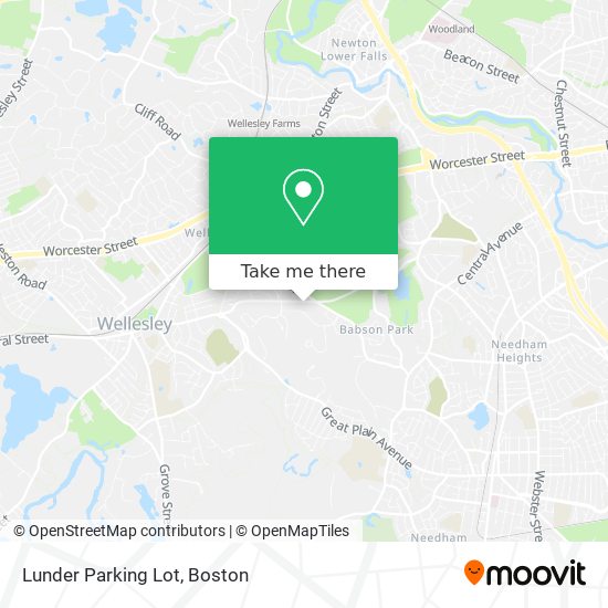 Lunder Parking Lot map