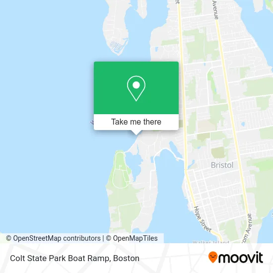 Colt State Park Boat Ramp map